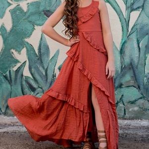 Joyfolie Girls size 14 dress in Clay.